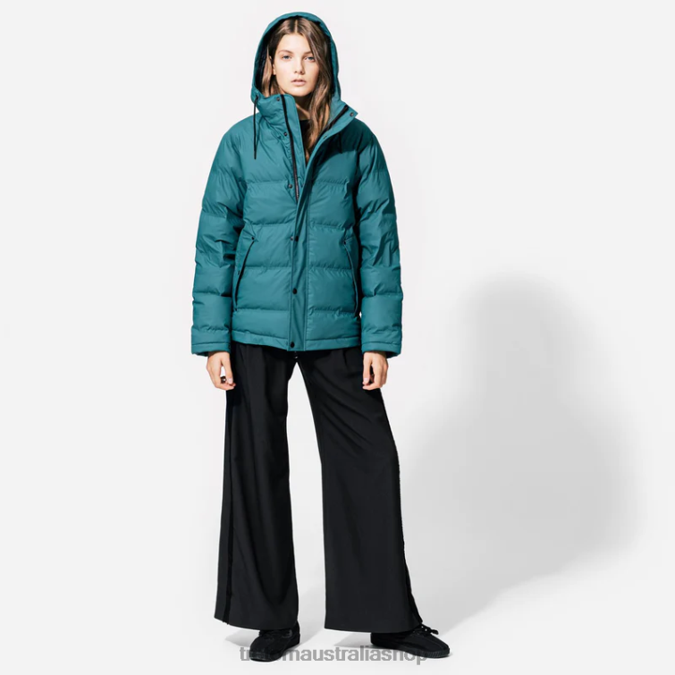 AU Tretorn Baffle Jacket Arctic/Green LL84F36 Clothing