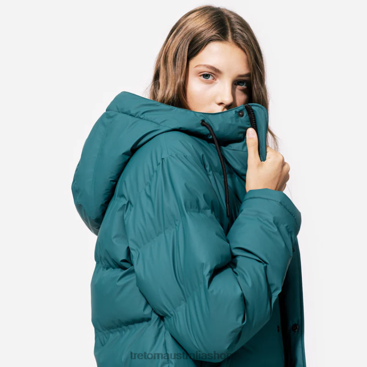 AU Tretorn Baffle Jacket Arctic/Green LL84F36 Clothing