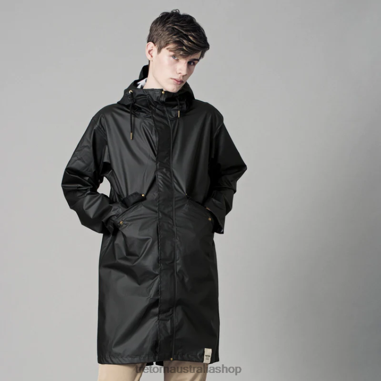 AU Tretorn PU Parka Jet/Black LL84F38 Clothing