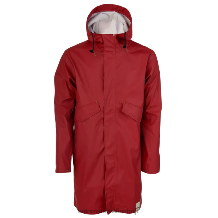 AU Tretorn PU Parka Oak/Red LL84F26 Clothing