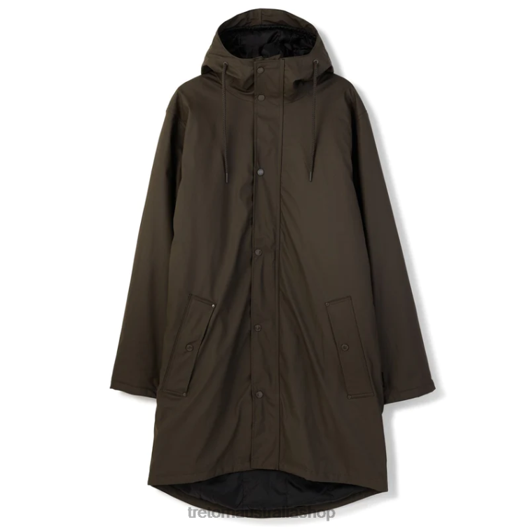 AU Tretorn Wings Monocrome Padded Black/Olive LL84F40 Clothing