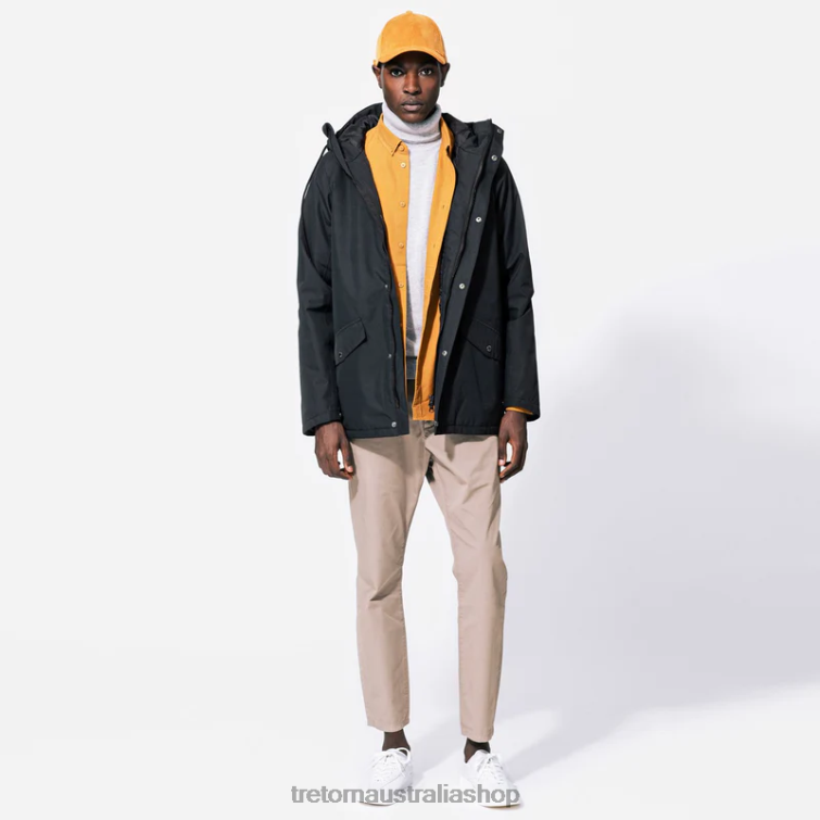 AU Tretorn Wings Woven Padded Jacket Jet/Black LL84F27 Clothing