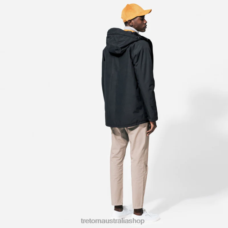 AU Tretorn Wings Woven Padded Jacket Jet/Black LL84F27 Clothing