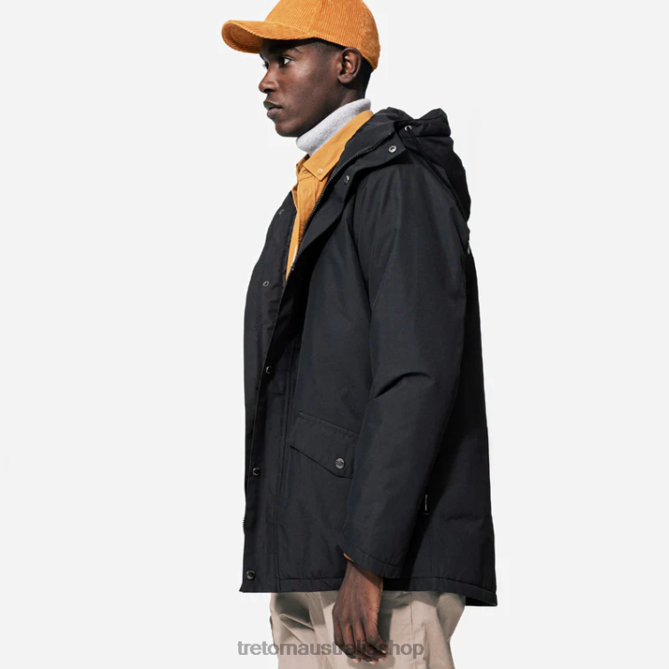 AU Tretorn Wings Woven Padded Jacket Jet/Black LL84F27 Clothing