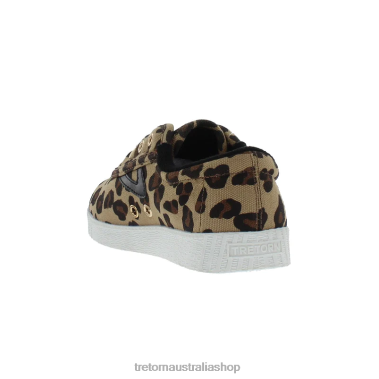 AU Tretorn Nylite Plus Canvas Leopa Leopard LL84F24 Footwear