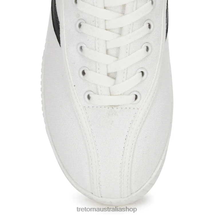 AU Tretorn Nylite Plus Canvas White/Black LL84F14 Footwear