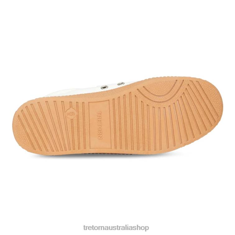 AU Tretorn Nylite Plus Canvas White/Green/Gum LL84F12 Footwear