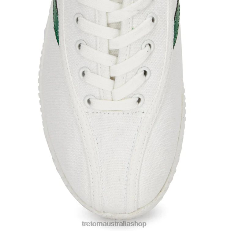 AU Tretorn Nylite Plus Canvas White/Green LL84F18 Footwear