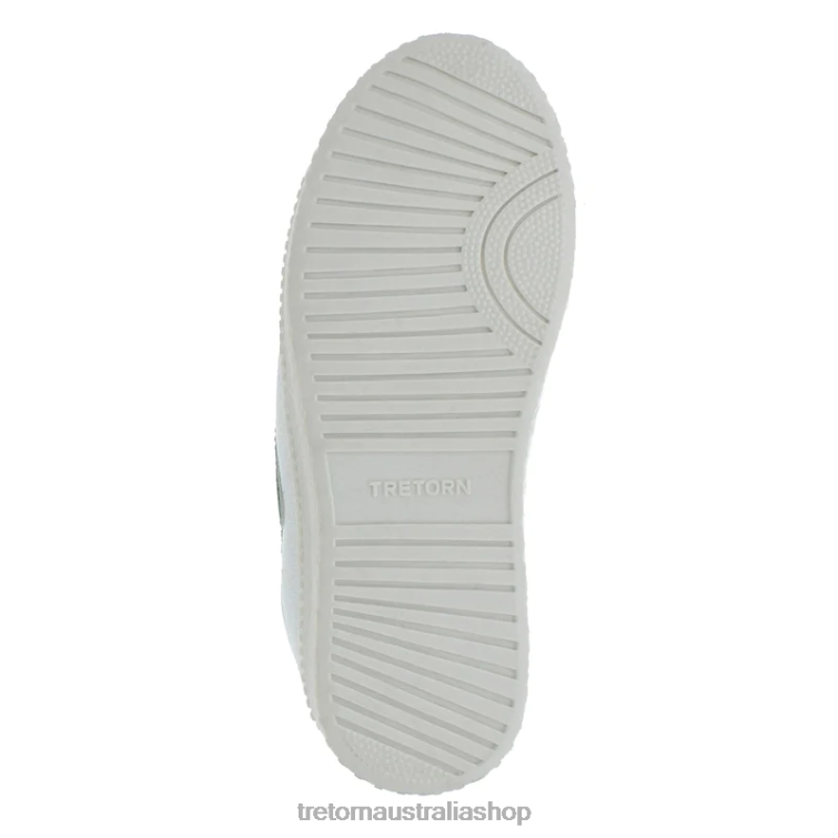 AU Tretorn Nylite Plus Canvas White/Green LL84F22 Footwear