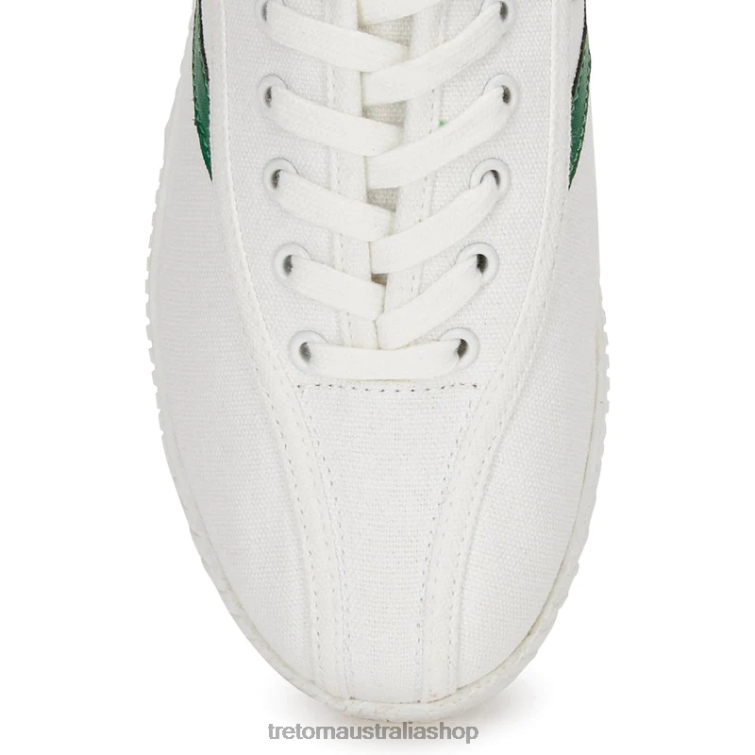 AU Tretorn Nylite Plus Canvas White/Green LL84F6 Footwear