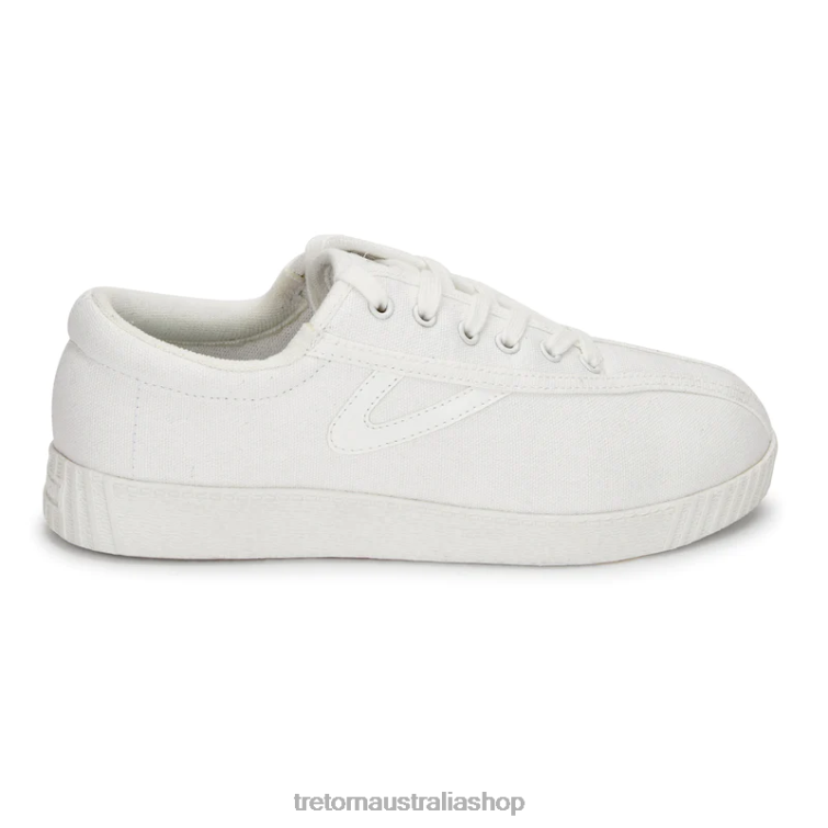 AU Tretorn Nylite Plus Canvas White LL84F17 Footwear