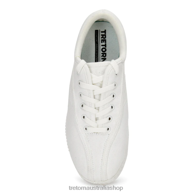 AU Tretorn Nylite Plus Canvas White LL84F17 Footwear