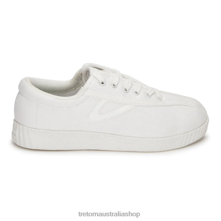 AU Tretorn Nylite Plus Canvas White LL84F8 Footwear