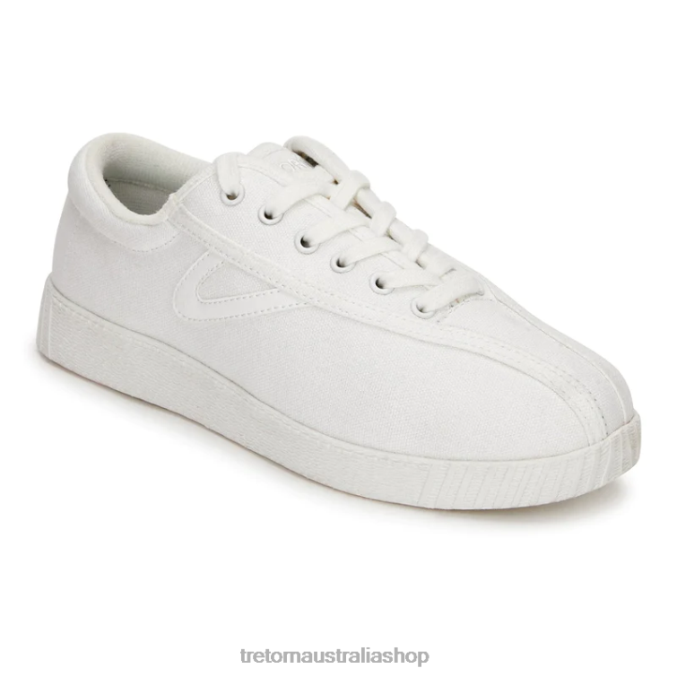 AU Tretorn Nylite Plus Canvas White LL84F8 Footwear