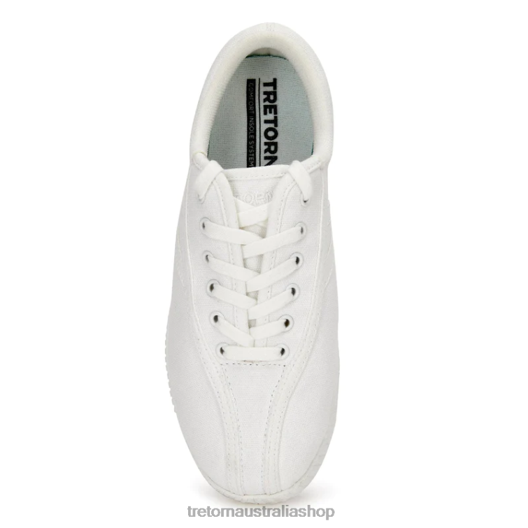 AU Tretorn Nylite Plus Canvas White LL84F8 Footwear
