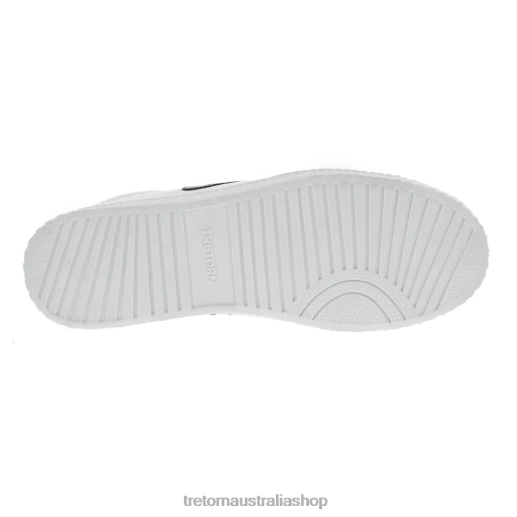 AU Tretorn Nylite Plus Canvas White/Navy LL84F15 Footwear