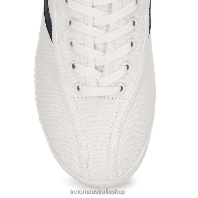 AU Tretorn Nylite Plus Canvas White/Navy LL84F3 Footwear