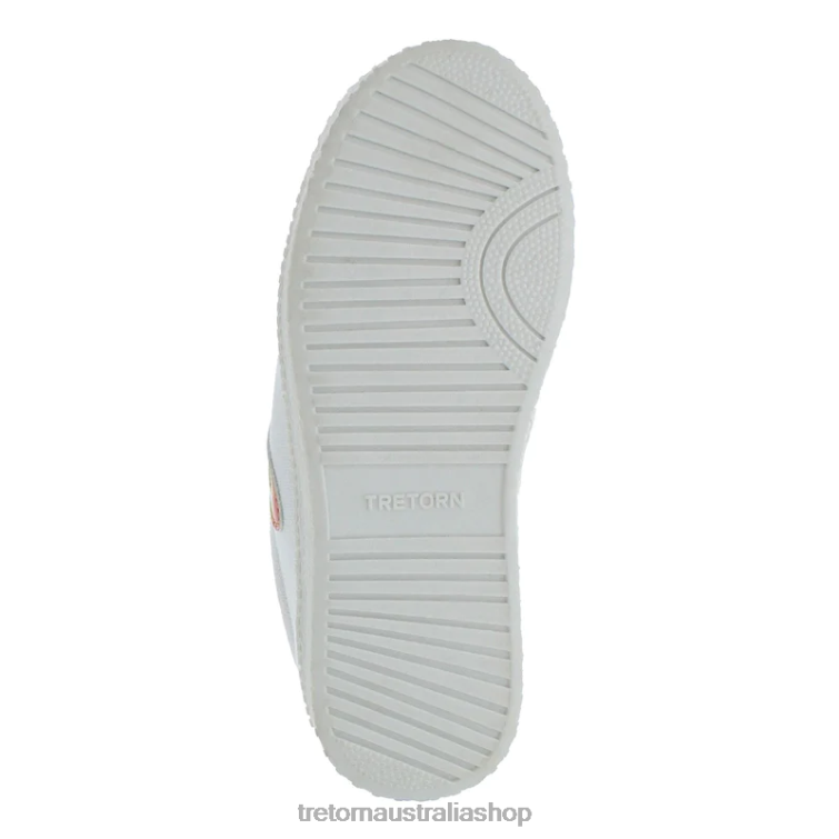 AU Tretorn Nylite Plus Canvas White/Rainbow LL84F23 Footwear
