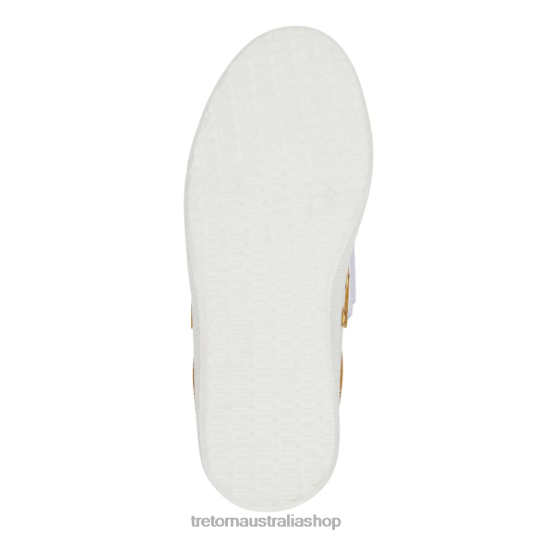 AU Tretorn x Draper James Nylite Plus Leather White/Metallic Gold LL84F21 Footwear